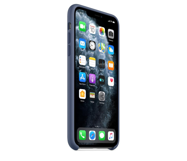 Etui Silicone Case do iPhone 11 Pro Max Alaska niebieskie - 514646 - zdjęcie 2
